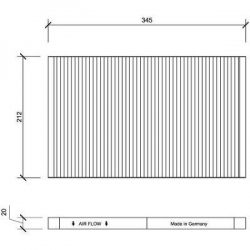 INNENRAUMFILTER  AUDI     