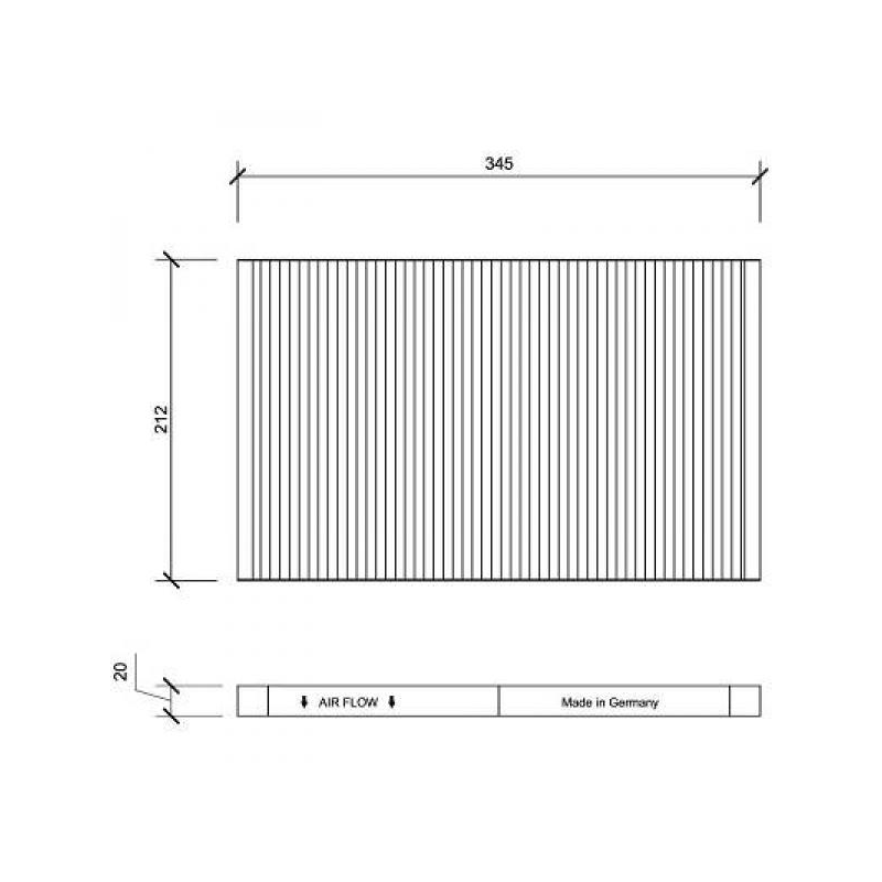 INNENRAUMFILTER  AUDI     