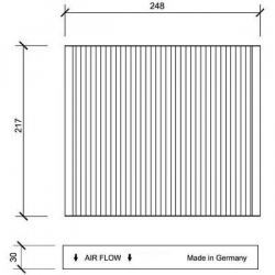 INNENRAUMFILTER  AUDI     