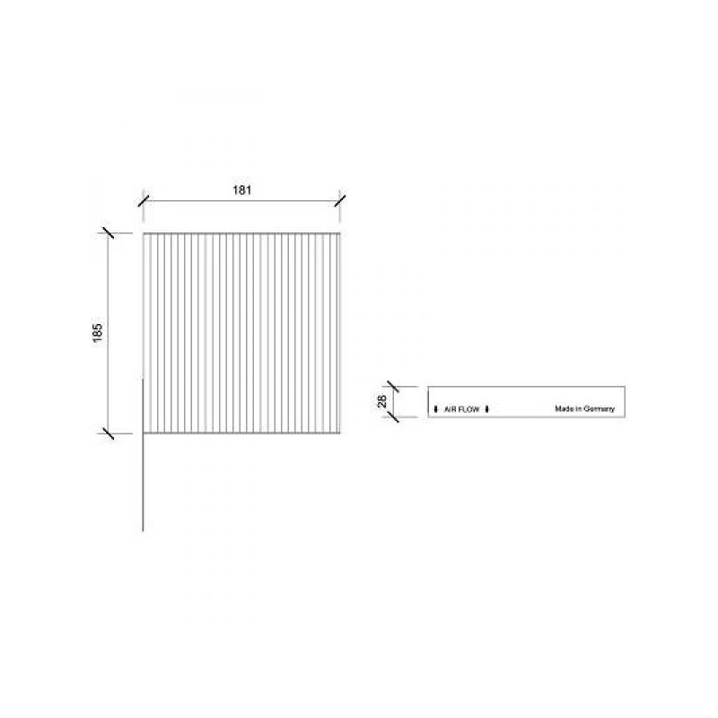INNENRAUMFILTER  DACIA    