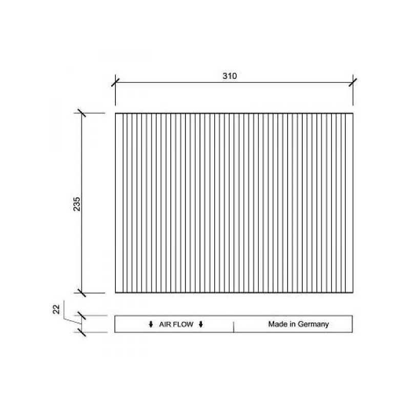 INNENRAUMFILTER  CHRYSLER 