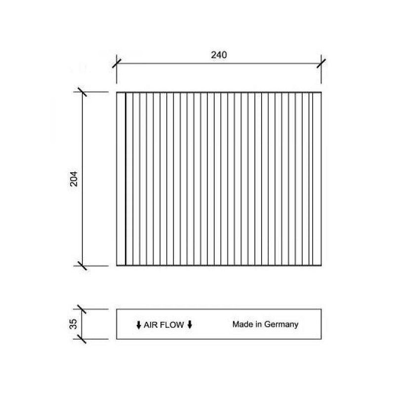 INNENRAUMFILTER  CHEVROLET