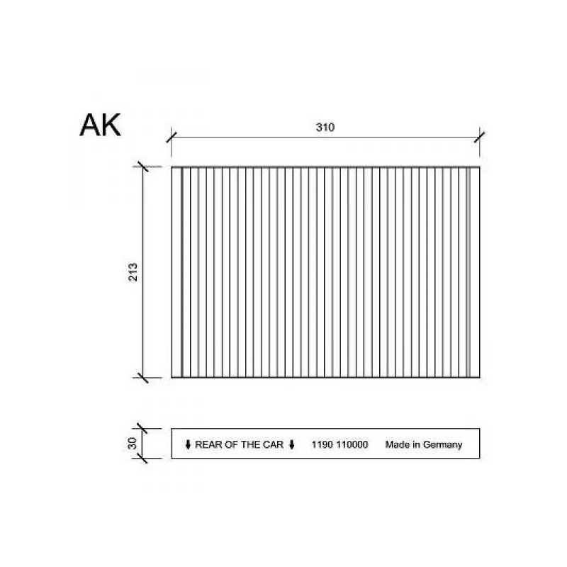 INNENRAUMFILTER  CHRYSLER 