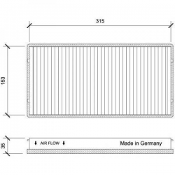 INNENRAUMFILTER  PORSCHE  