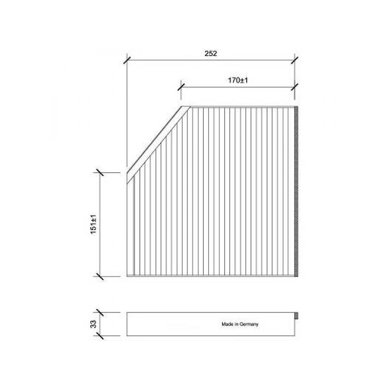 INNENRAUMFILTER  AUDI     