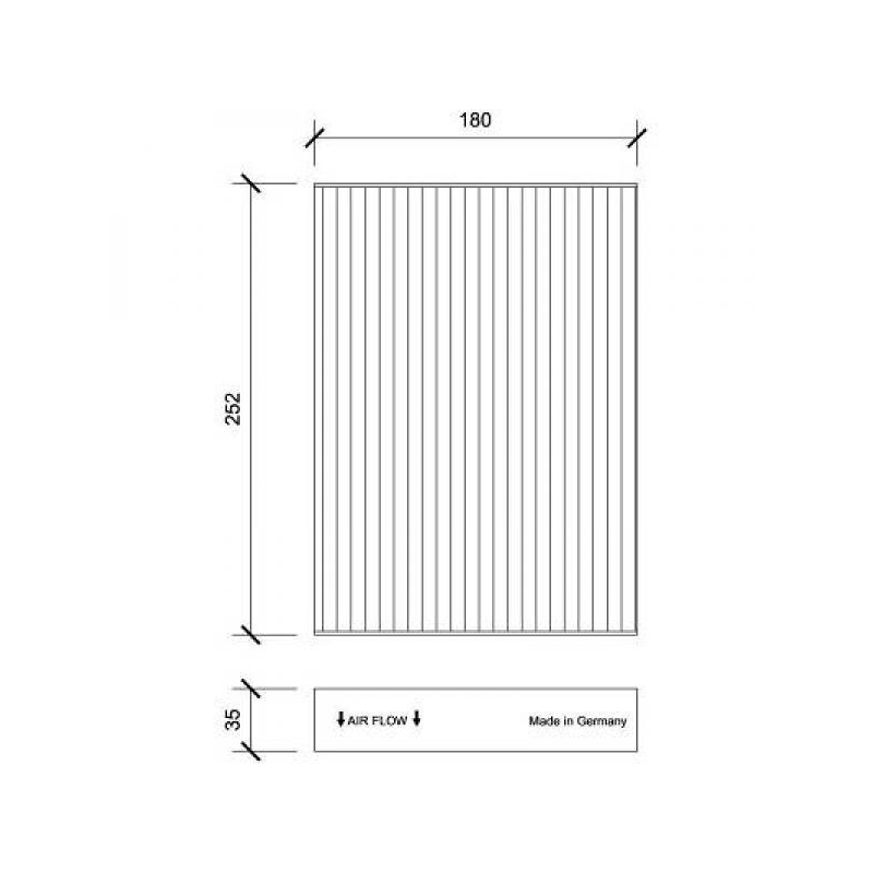 INNENRAUMFILTER  DACIA    