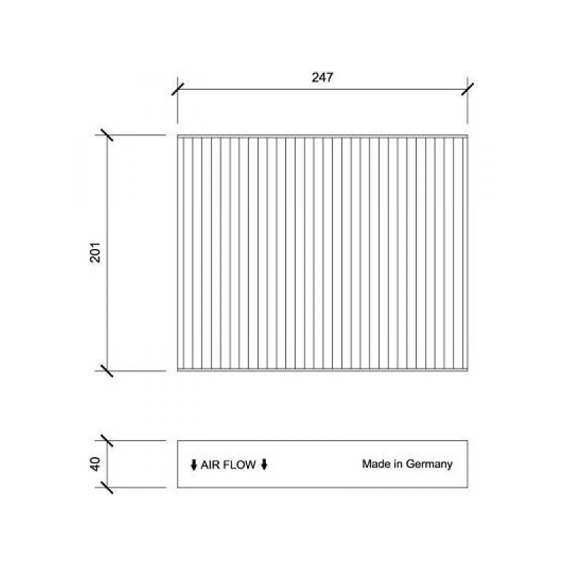 INNENRAUMFILTER  PORSCHE  