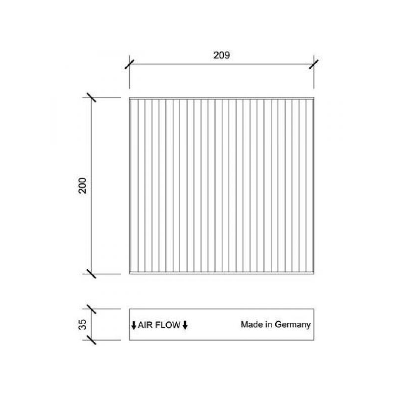 INNENRAUMFILTER  DACIA    
