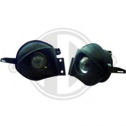  feux anti-br. design, noir, H11, pas mod. M-Technic, avec lentille de project.       