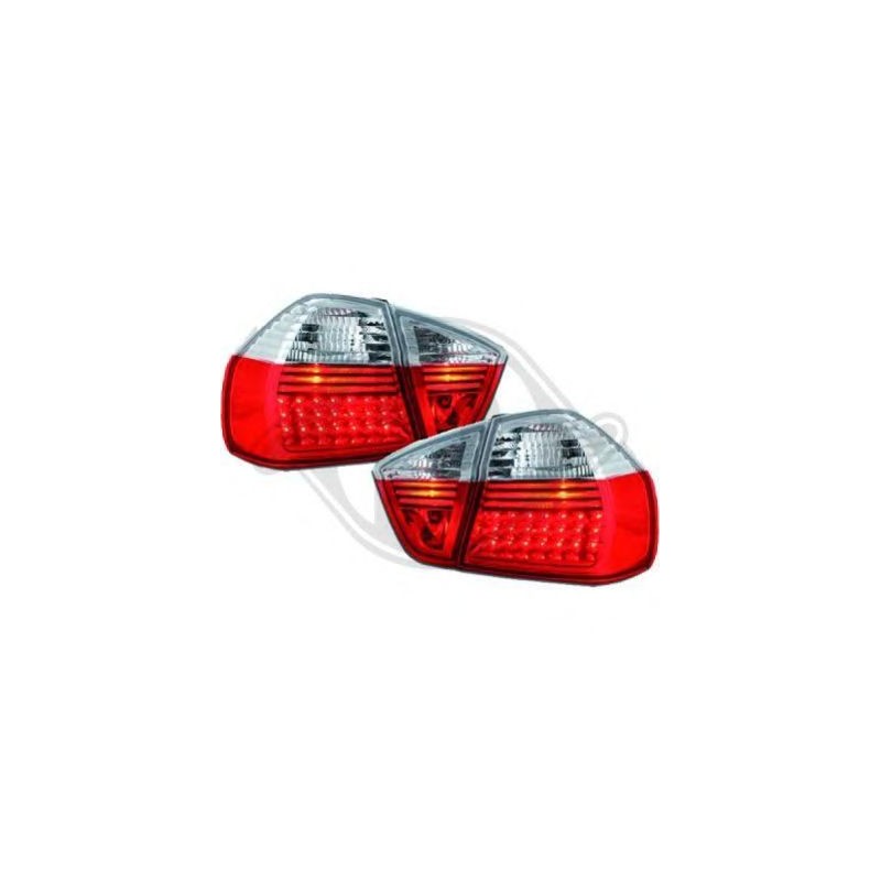  feux arrières design, rouge/blanc, LED            E90, Berline 
