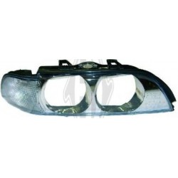 boitier phare G, chrome, avec clign. blanc    E39,