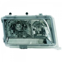 phares design, H4/H1, règl. pneum., anneaux     W124,