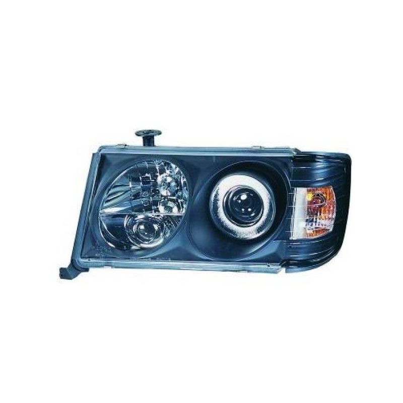 phares design, noir, régl. man., feu clign., DE      W124,