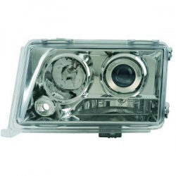 phares design, chrome, H7+H1, règl. électr., DE         W124, 