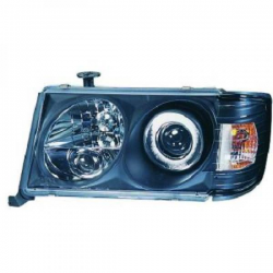 phares design, noir, règl. man., avec clign., DE       W124,