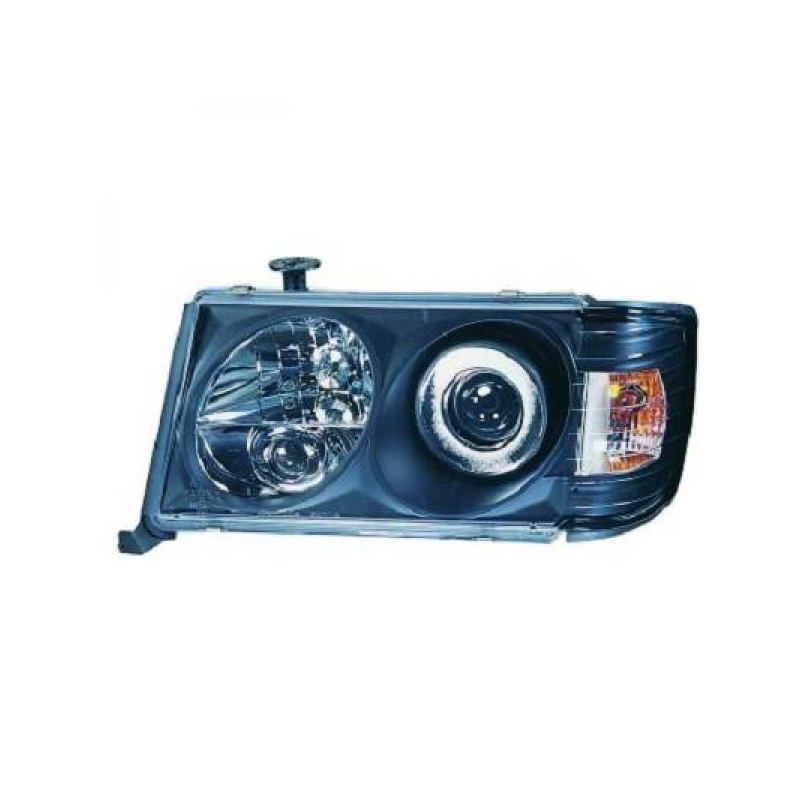 phares design, noir, règl. man., avec clign., DE       W124,