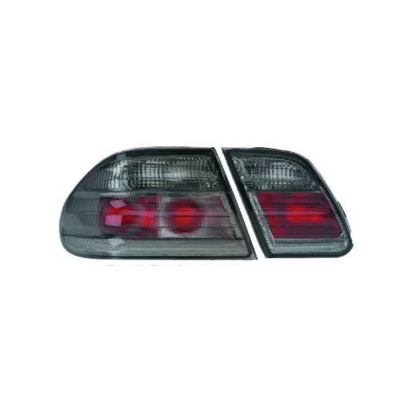 Feux arrière design noir Mercedes W210