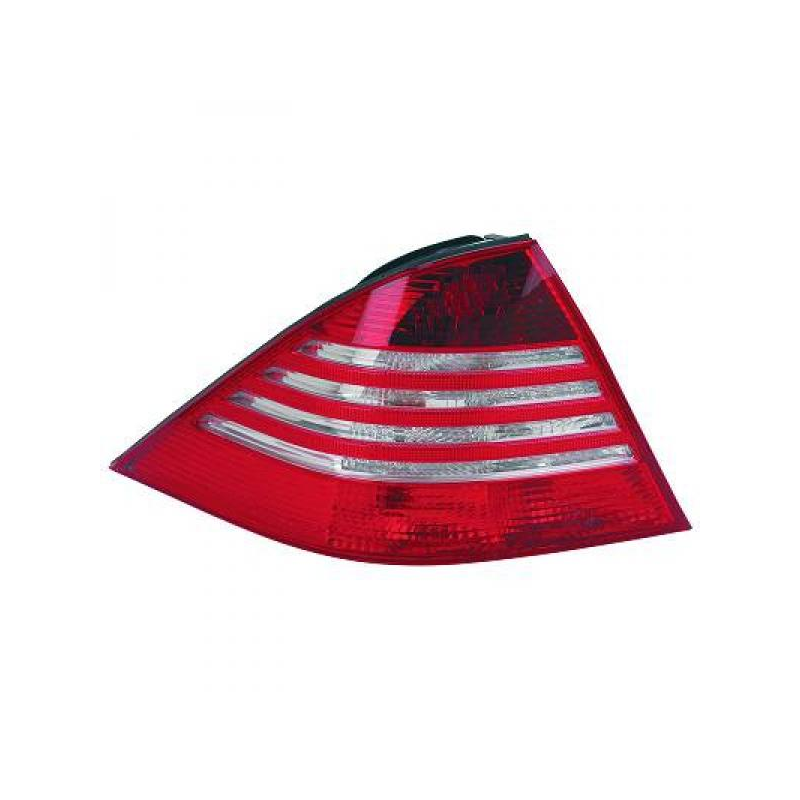 Feux arrière design rouge/blanc, LED, Mercedes W220