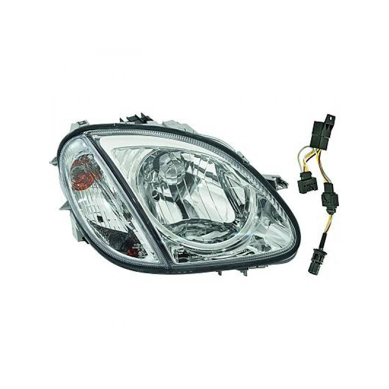 phares design, chrome,  H4, avec clign., pour règl. électr.     R170,