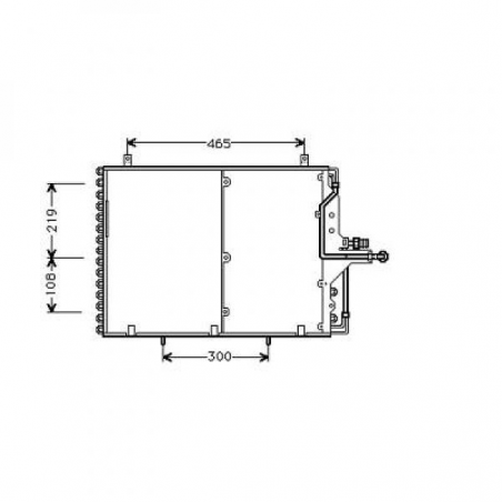 KONDENSATOR DB W124, KONDENSATOR DB W124,