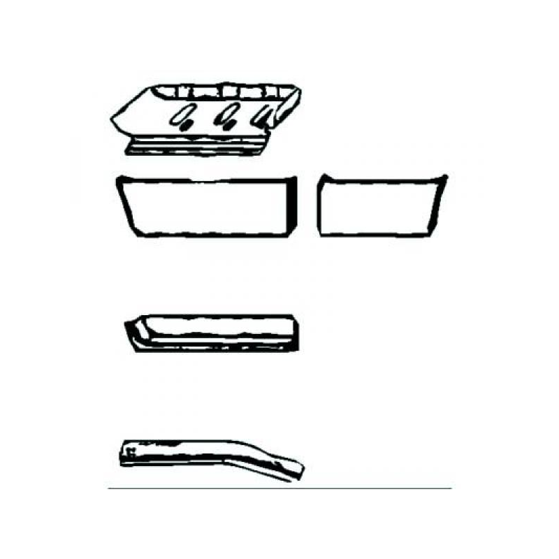 EINSTIEGSBLECH LI.  DB207,