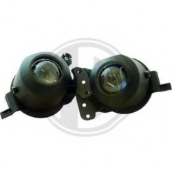 feux anti-br. design, noir, H11, pas mod. M-Technic, avec lentille de project.