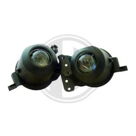  feux anti-br. design, noir, H11, pas mod. M-Technic, avec lentille de project.      
