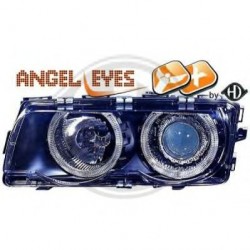  phares design XENON, noir, correct. phare, ballast, anneaux       E38, 