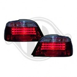  feux arrières design, rouge/gris, LED            E38, 