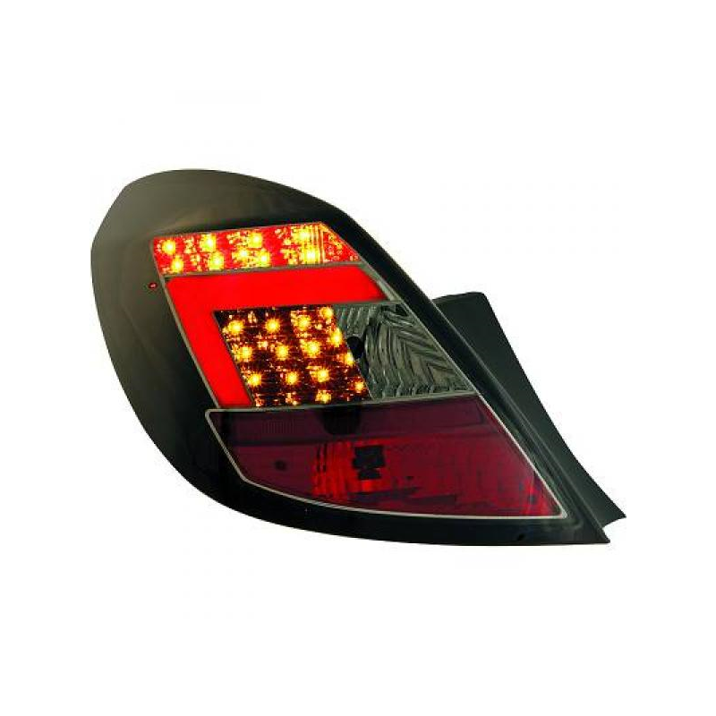 feux arr. design, set, cristal/fumé-noir    CORSA D