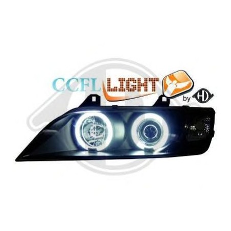 phares design angel eyes, CCFL Cool Lights, noir, H1/H1 BMW Z3, phares design angel eyes, CCFL Cool Lights, noir, H1/H1 BMW Z3,