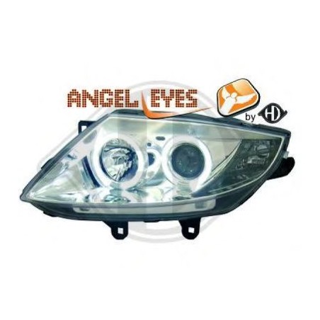 phares design, chrome, 2 anneaux, avec clign. Z4, phares design, chrome, 2 anneaux, avec clign. Z4,