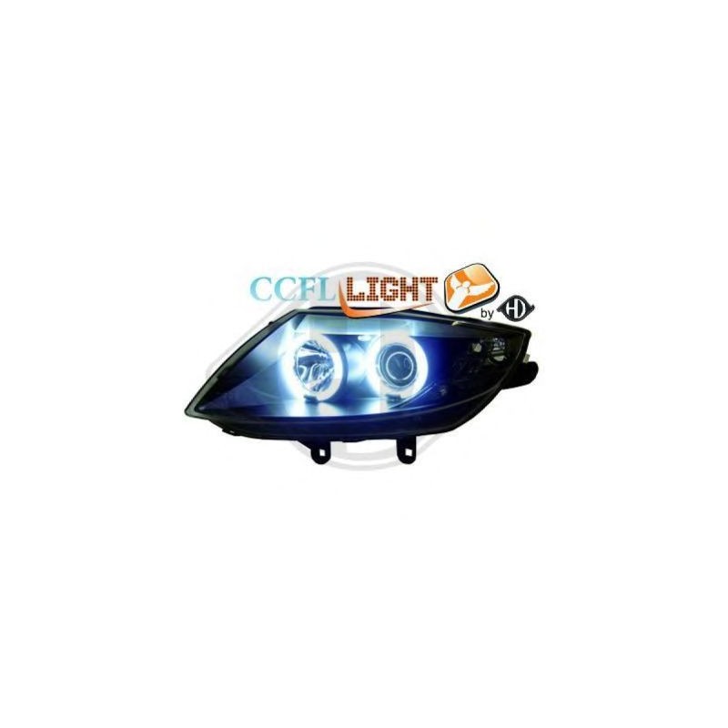  phares design angel eyes, CCFL Cool Lights, noir, H1+H7, avec correct.      BMW Z4, 