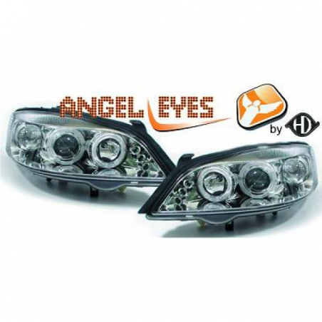 phares design, chrome, DE, règl. électr., anneaux ASTRA, phares design, chrome, DE, règl. électr., anneaux ASTRA,