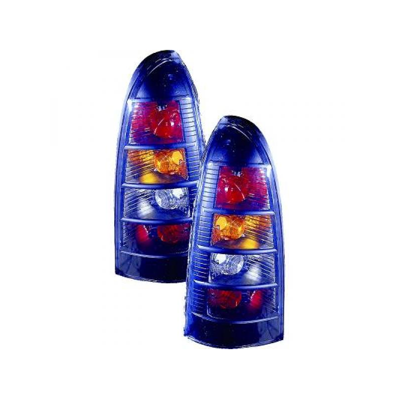 Feux arrière design noir Opel Astra Break