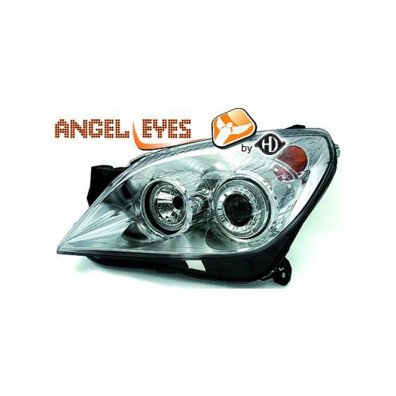 phares design, chrome, H7/H7, avec correct. phare,   ASTRA