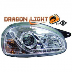 fari con LED diurni, chrome CORSA B
