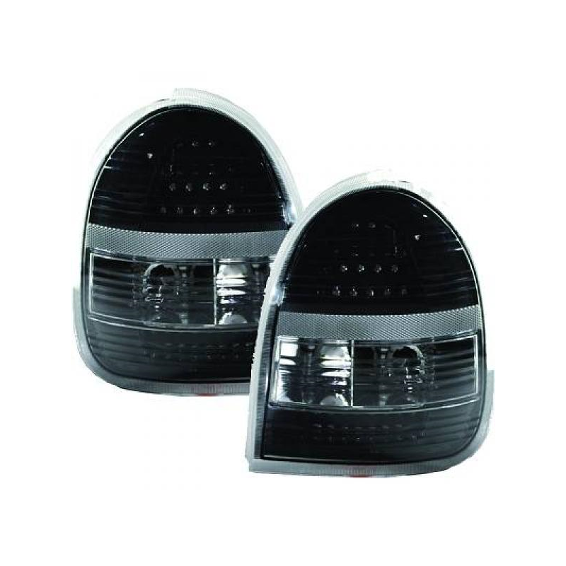 Feux arrière LED design noir Opel Corsa B 3-portes