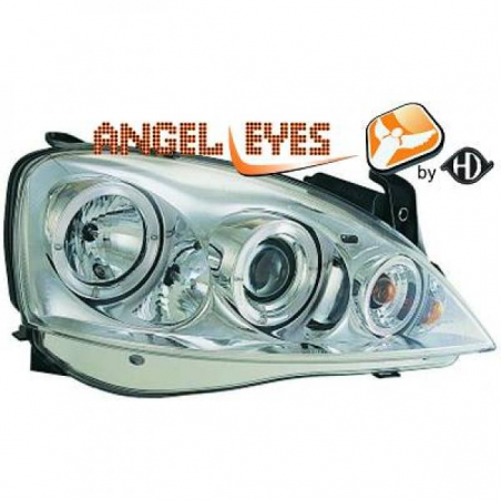 phares design, chrome, clign., règl. électr., DE + anneaux CORSA, phares design, chrome, clign., règl. électr., DE + anneaux CORSA,