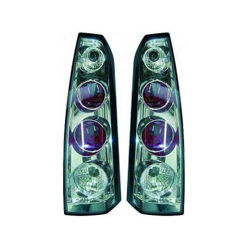 Feux arrière design chromé Opel Meriva, 4 portes