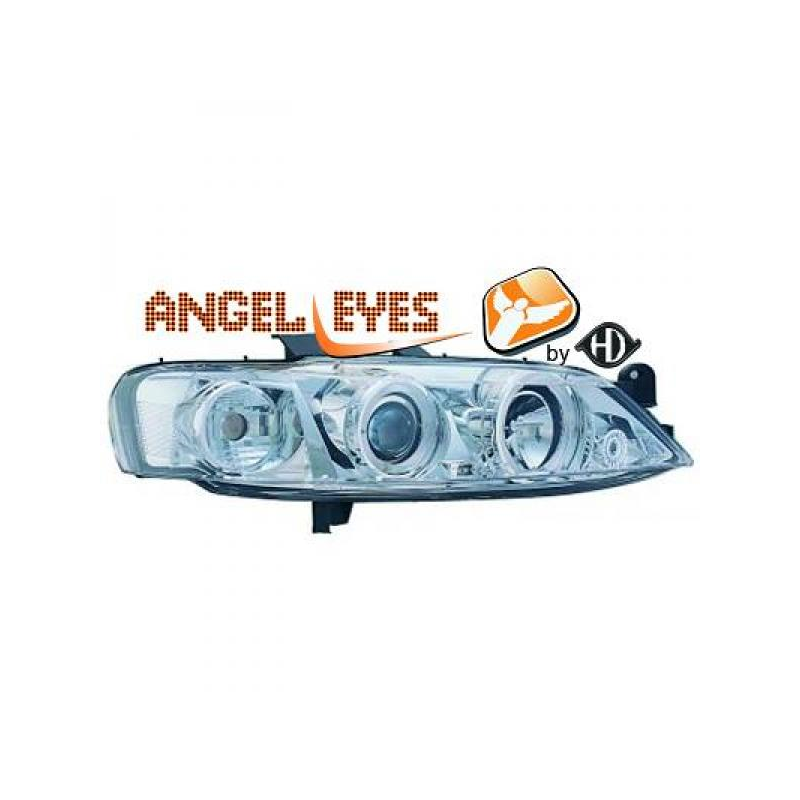 phares design, chrome, règl. électr., anneaux      VECTRA,