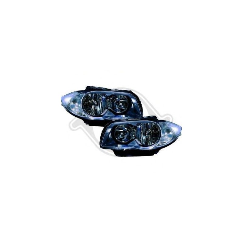  phare design D, noir       E87, 