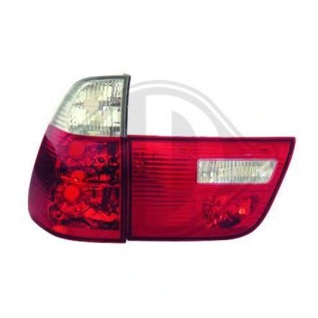 phares design, rouge/blanc X5, phares design, rouge/blanc X5,