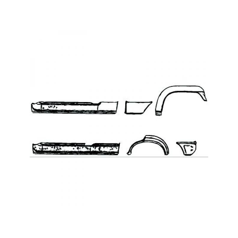 T�RSCHWELLER LINKS  CORSA,