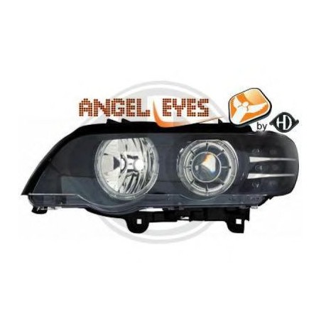 phares design, avec anneaux, avec correct. phare, noir, avec clign. LED BMW X5 phares design, avec anneaux, avec correct. phare, noir, avec clign. LED BMW X5