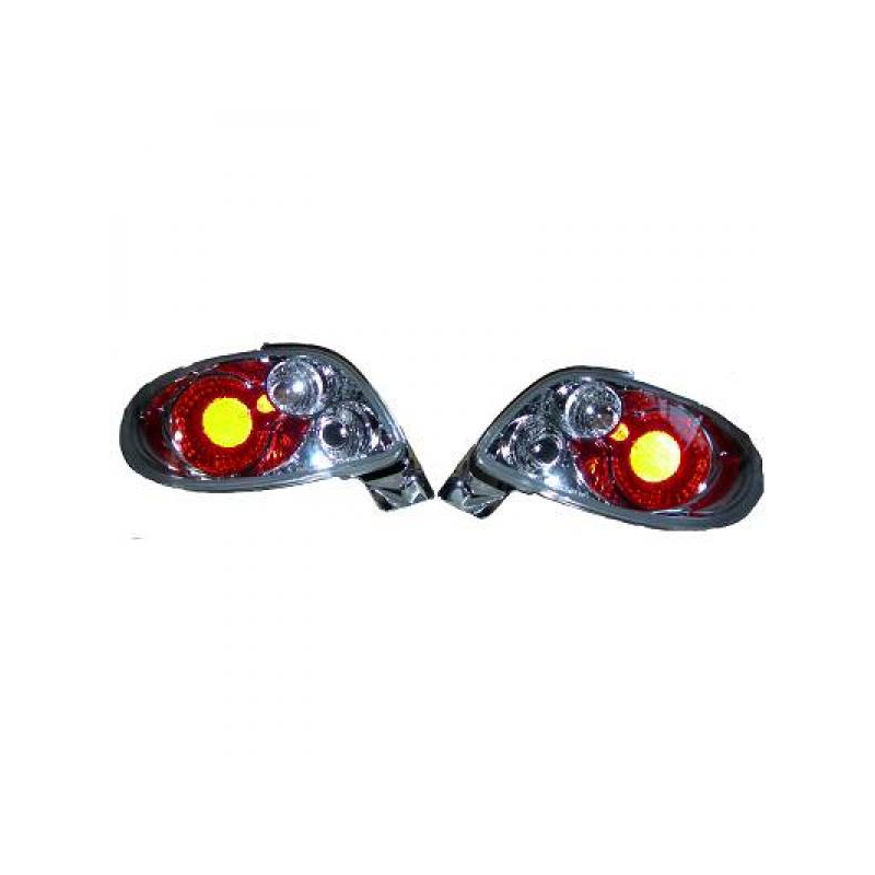 Feux arrière design chromé Peugeot 206 CC