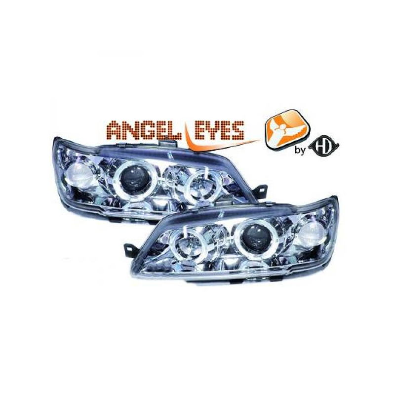 phares design, chrome, règl. man., anneaux       306,