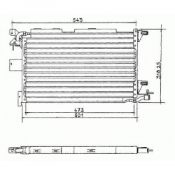 KONDENSATOR   PEUGEOT 106,