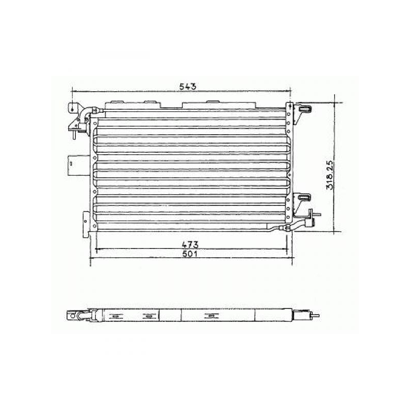 KONDENSATOR   PEUGEOT 106,