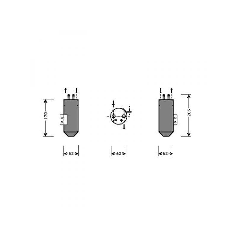 TROCKNER      PEUGEOT 206,